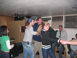whack fol de ra! lee and ben dancing!
