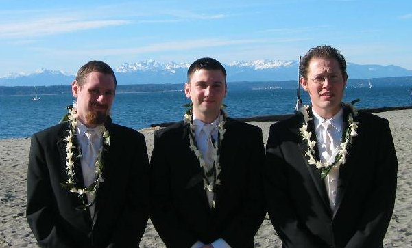 i look classy, huh? at golden gardens in a tux